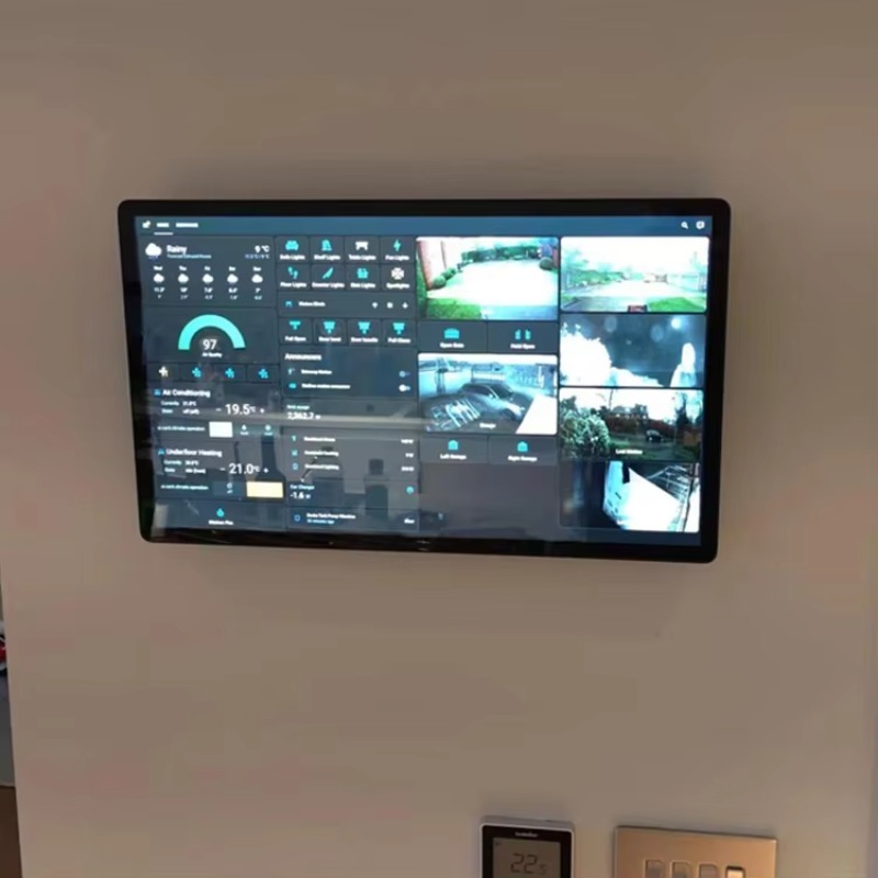 Smart Home Touchscreen Control Panel - Layar Sentuh Tablet Android Opsional 21.5
