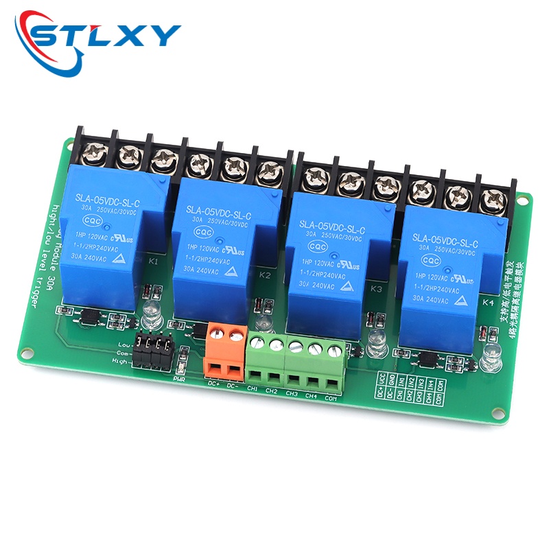 Smart Home With Plc - Modul Relay 4 Saluran DC 5V/12V/24V