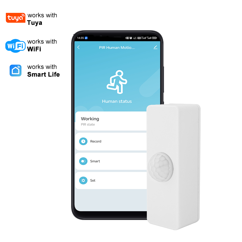 Smart Home Ir - Tuya Smart PIR Sensor Gerak Rumah