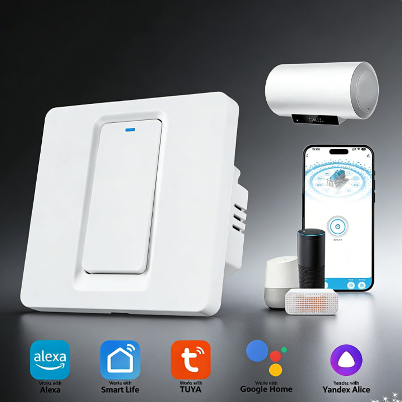 Smart Home Alexa - Sakelar Pemanas Air Pintar/Kontrol Sentuh WiFi