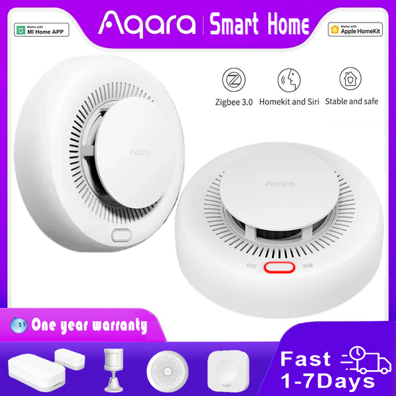 Smart Home Yeelight - Detektor Asap Aqara Baru Zigbee Monitor