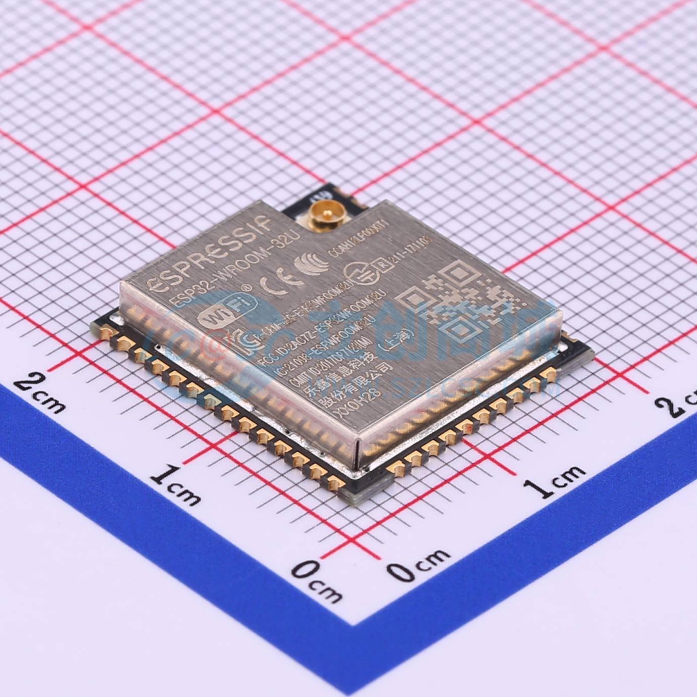 Smart Home Esp32 - 3 Buah ESP32-WROOM-32U-N16 SMD 19.2X18Mm ESP32-DOWD