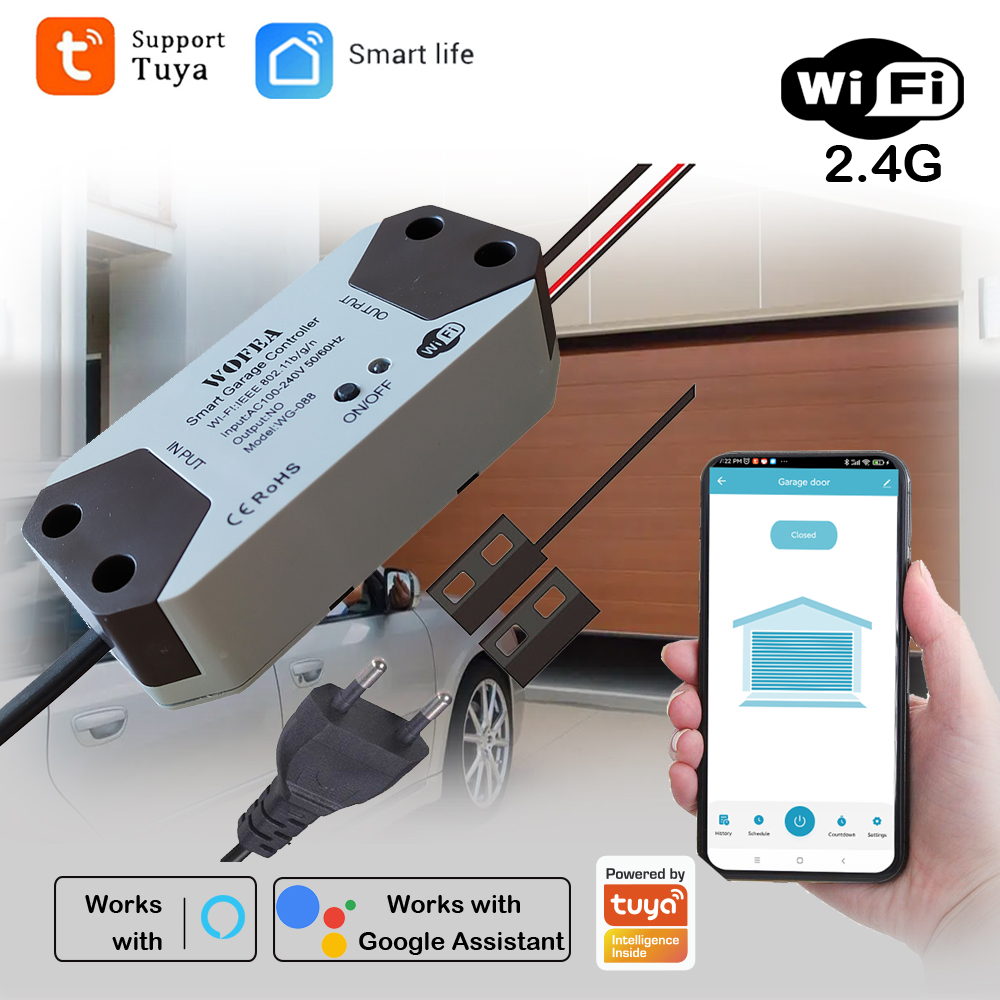 Smart Home Registration - Pengontrol pembuka pintu garasi pintar, colokan