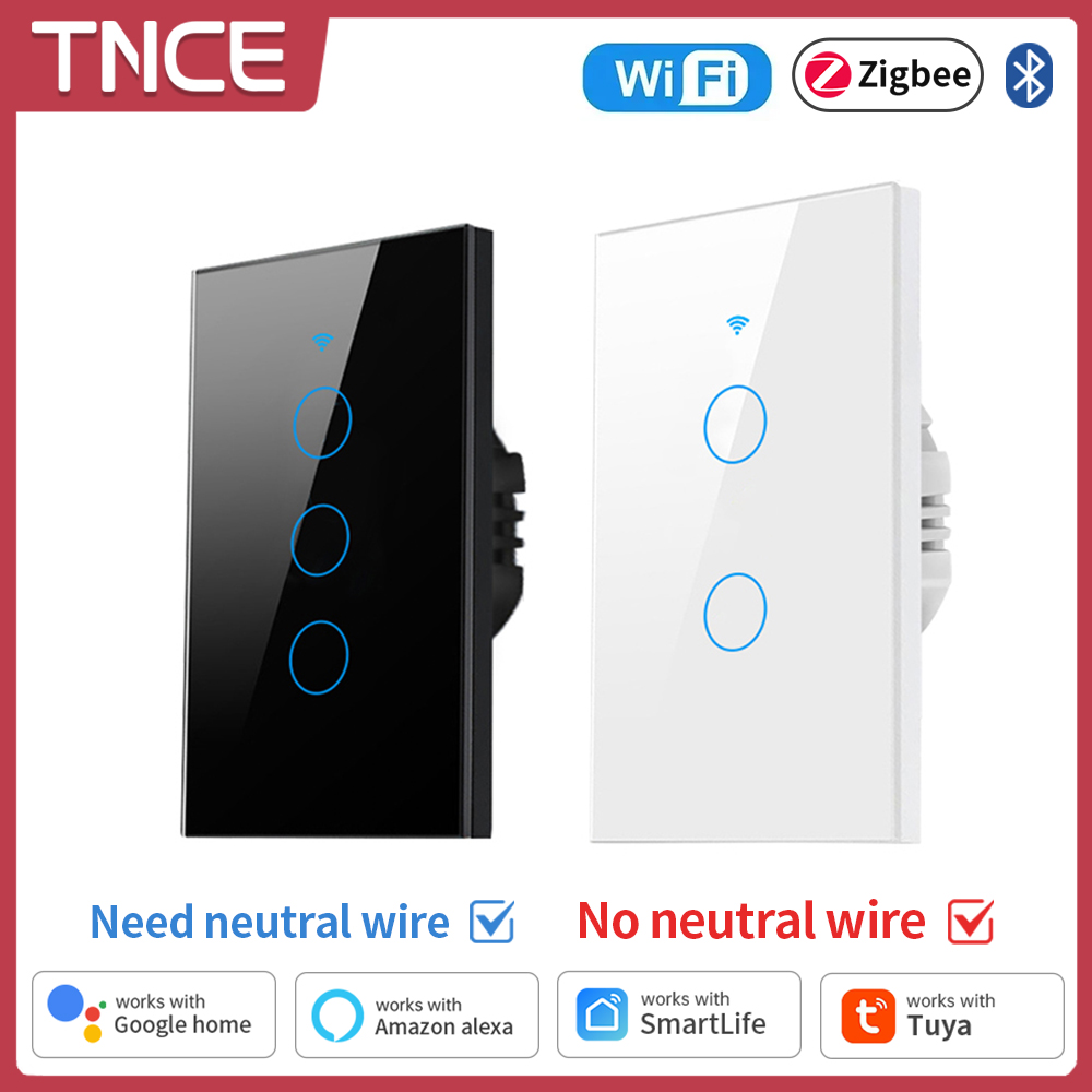 Smart Home Alexa - TNCE Tuya WiFi/Zigbee saklar lampu pintar,