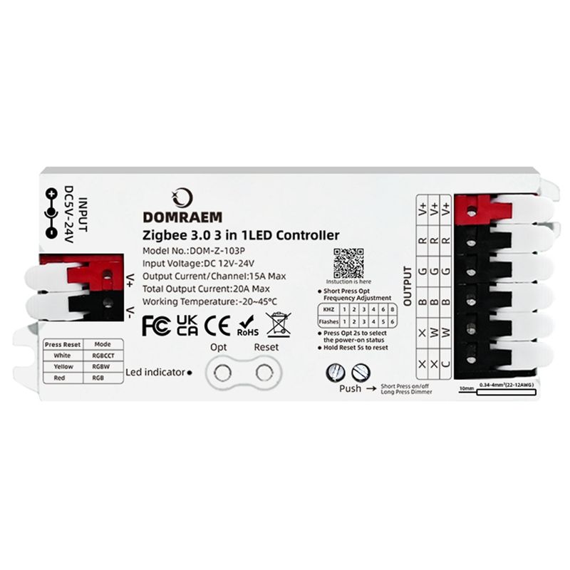 Smart Home Alexa - AD23-Domraem Zigbee3.0 RGBCCT RGB RGBW Pengendali