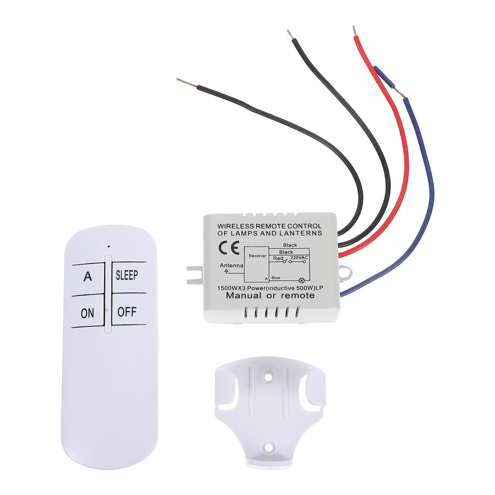Smart Home Office - Perlengkapan Lampu Langit-langit Pintar Nirkabel, Sakelar