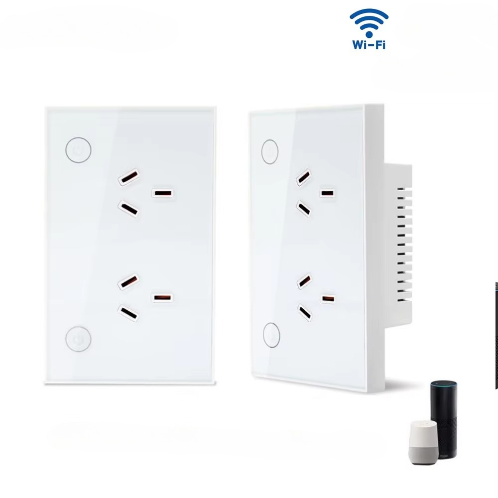 Smart Home Alexa - Stop Kontak Dinding Pintar Zigbee Wi-Fi