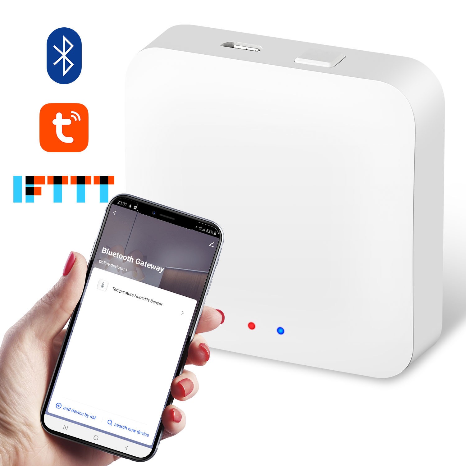 Smart Home Wifi Hub - Tuya ZigBee Multi-mode Gateway Hub Smart