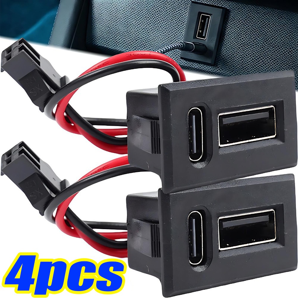 Smart Home Utilities - Soket Port USB Tipe C Ganda
