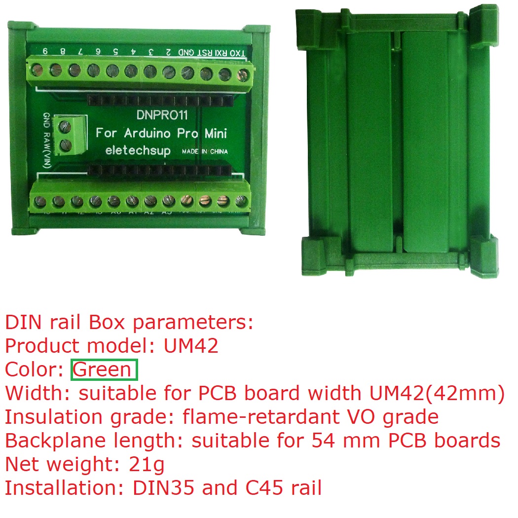 Smart Home With Plc - Modul Adaptor Terminal Block Pemasangan Rel