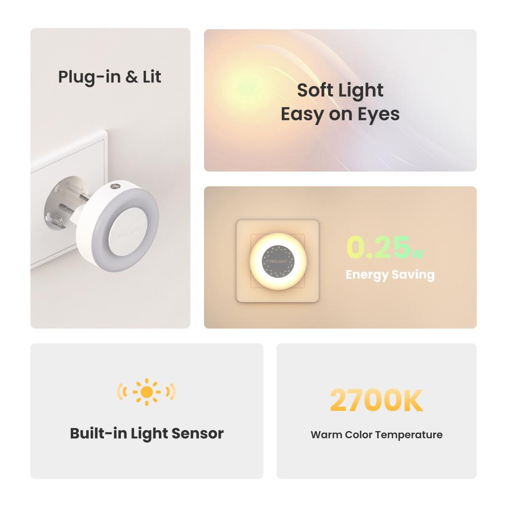 Yeelight Sensor Cahaya Plug-In - Smart Home Yeelight ulasan dan harga