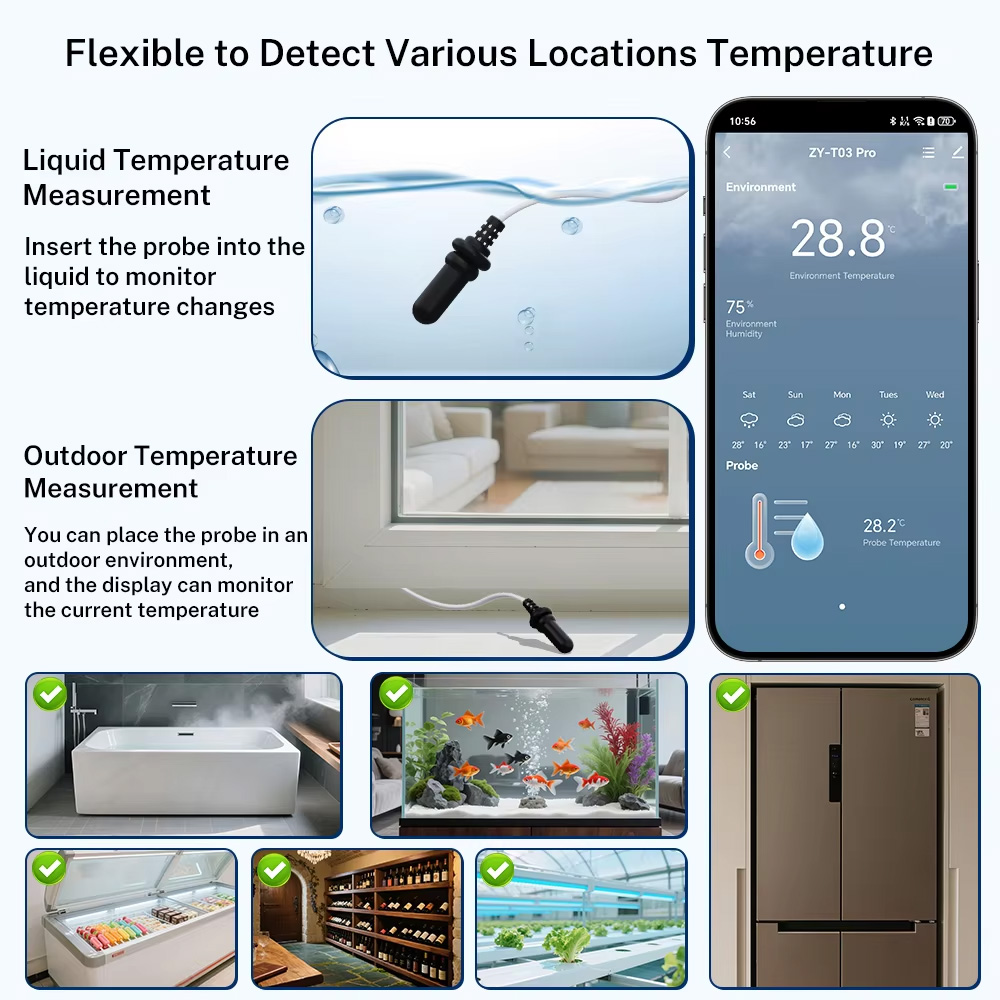 Sensor Suhu Kelembaban Ekstern - Smart Home Alexa ulasan dan harga
