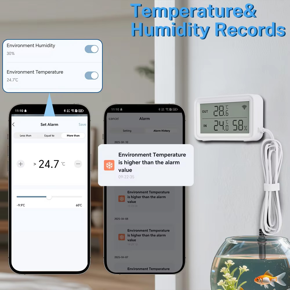 Sensor Suhu Kelembaban Ekstern - Smart Home Alexa ulasan dan harga