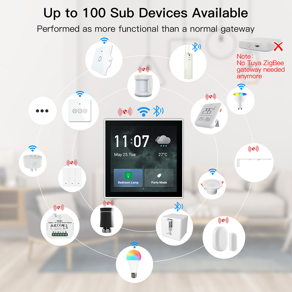 Panel Kontrol Rumah Pintar WiF - Smart Home Touchscreen Control Panel ulasan dan harga