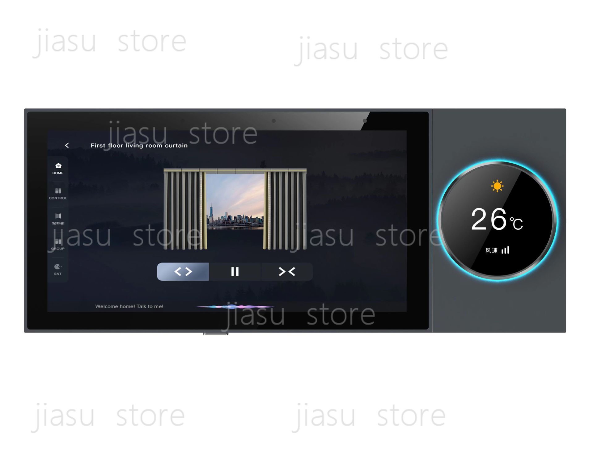 Layar Kontrol Pusat Pintar 6 I - Smart Home Control ulasan dan harga