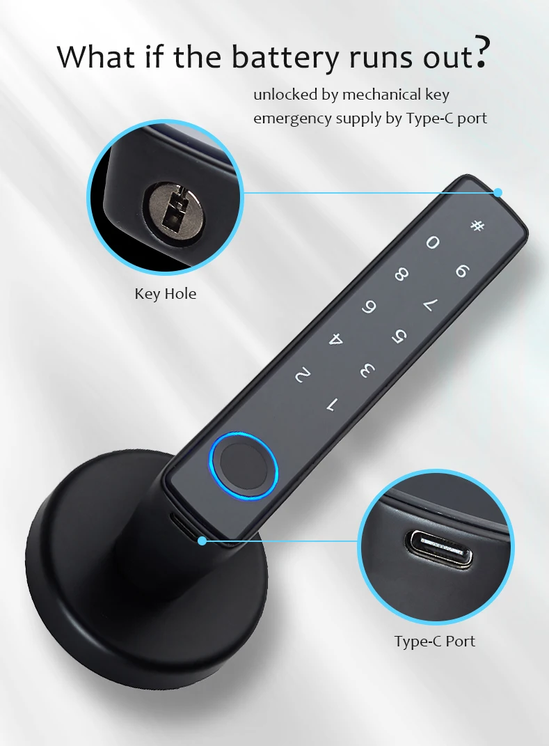 Tuya kenop pintu sidik jari ce - Smart Home Registration ulasan dan harga