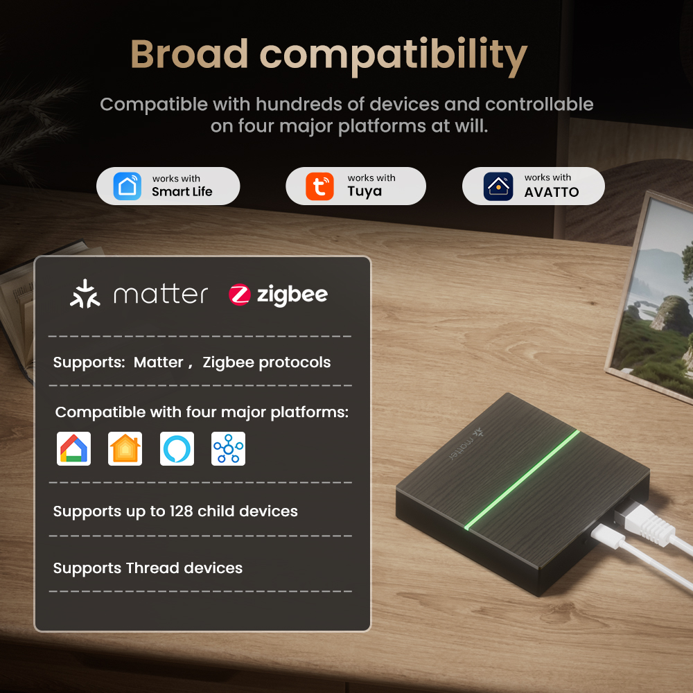 AVATTO Matter Smart Wired Gate - Smart Home Hub Ikea ulasan dan harga
