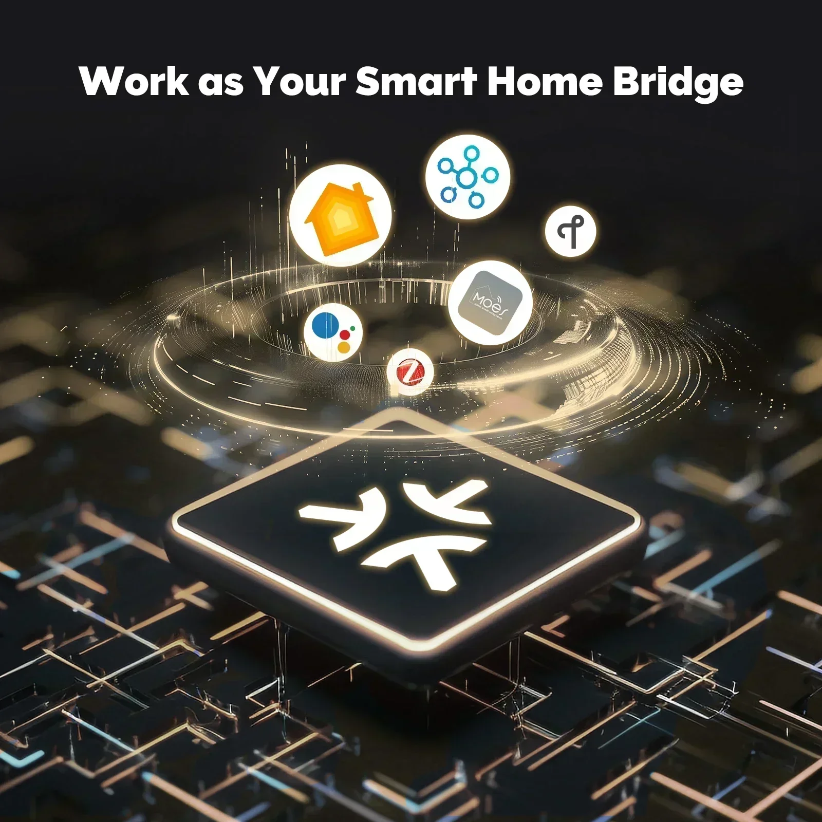 MOES Tuya Zigbee Matter Thread - Smart Home Hub Ikea ulasan dan harga