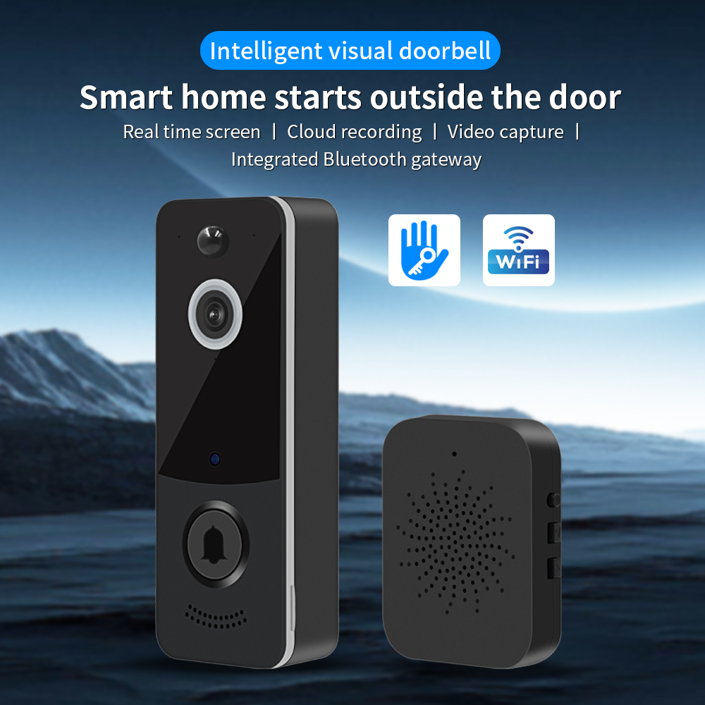 Bel Pintu Video WIFI 1080P Apl - Smart Home Battery Camera ulasan dan harga
