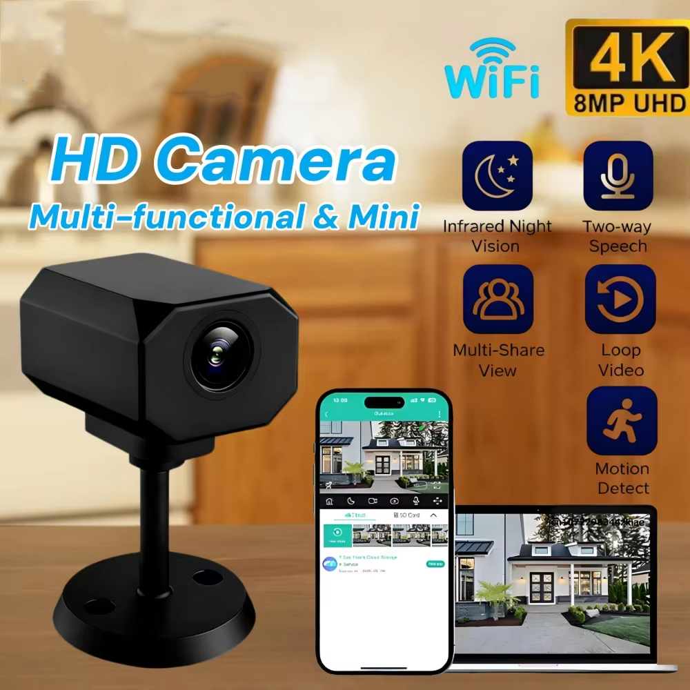 Kamera Keamanan WiFi 4K HD unt - Smart Home Camera ulasan dan harga