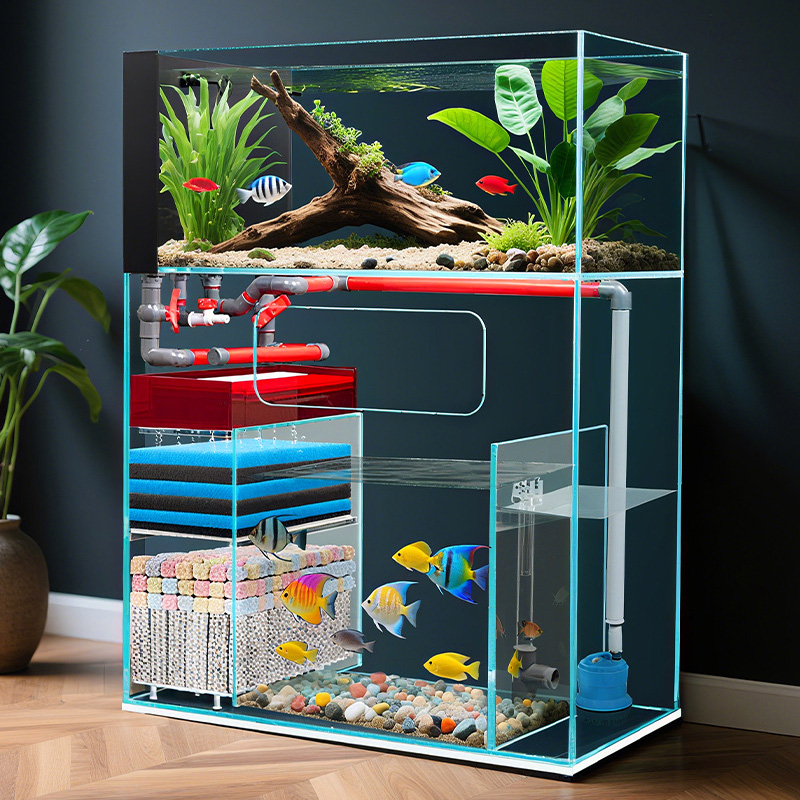 Akuarium Ikan Modern Pintar Be - Smart Home Living Room ulasan dan harga