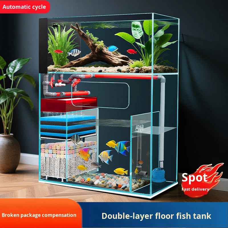 Akuarium Ikan Modern Pintar Be - Smart Home Living Room ulasan dan harga
