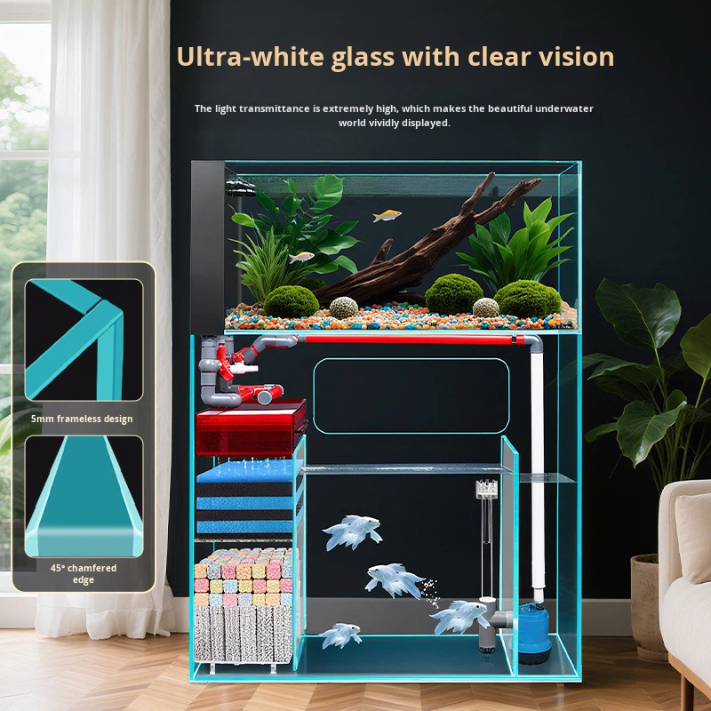 Akuarium Ikan Modern Pintar Be - Smart Home Living Room ulasan dan harga