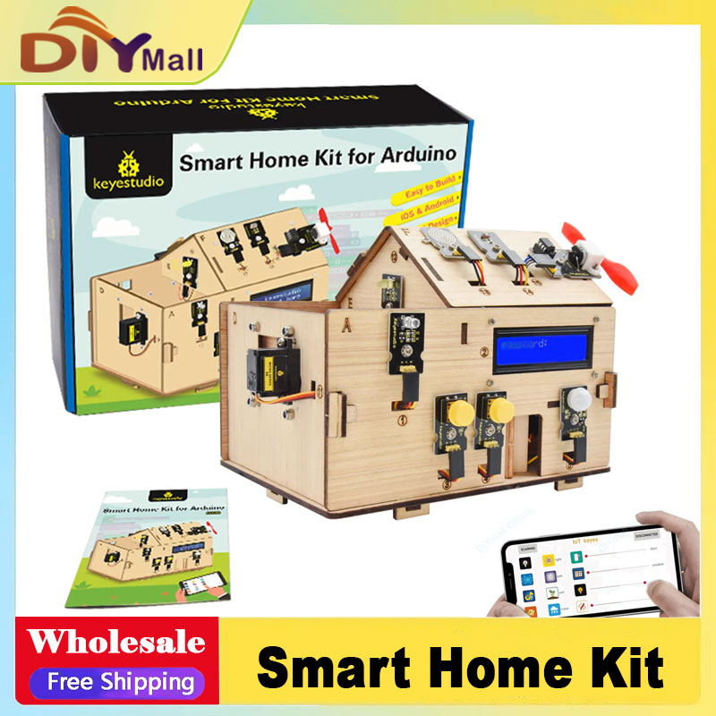 Kit Rumah Pintar IoT Keyestudi - Smart Home Kits ulasan dan harga
