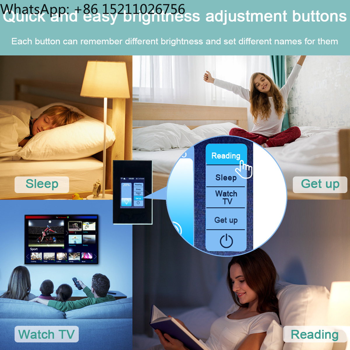 Panel Kontrol Layar Sentuh LCD - Smart Home Touchscreen Control Panel ulasan dan harga
