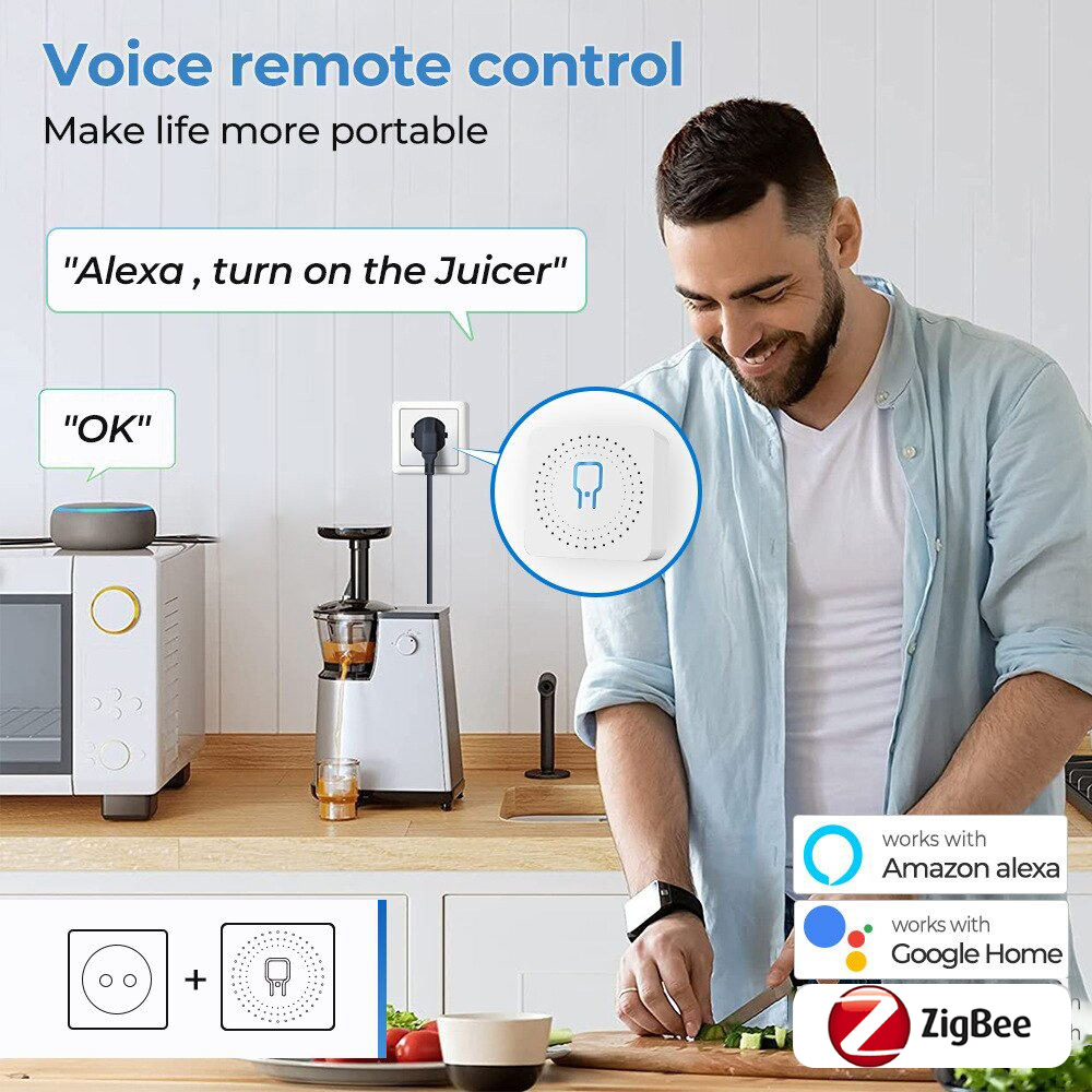 Modul Saklar Pintar Mini Zigbe - Smart Home Hub Ikea ulasan dan harga
