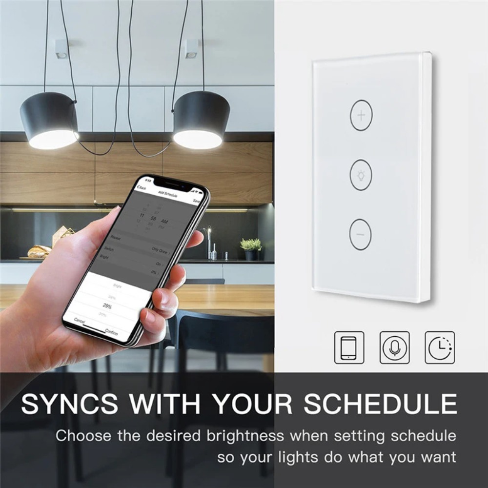 UNKAS Life WiFi Smart Dimmer L - Smart Home Touchscreen Control Panel ulasan dan harga