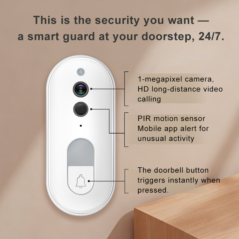 Tuya Bel Pintu Video Pintar Ni - Smart Home Battery Camera ulasan dan harga