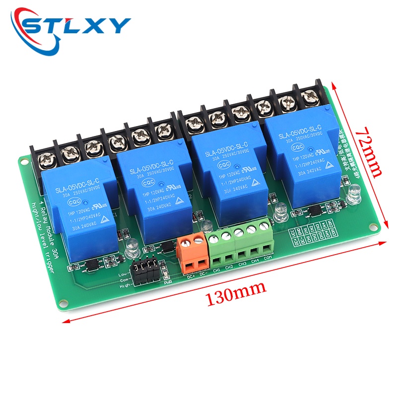 Modul Relay 4 Saluran DC 5V/12 - Smart Home With Plc ulasan dan harga