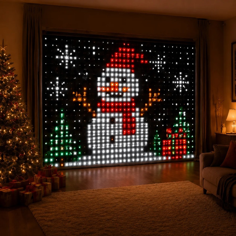 Lampu Tirai LED Pixel dengan K - Smart Home Control ulasan dan harga