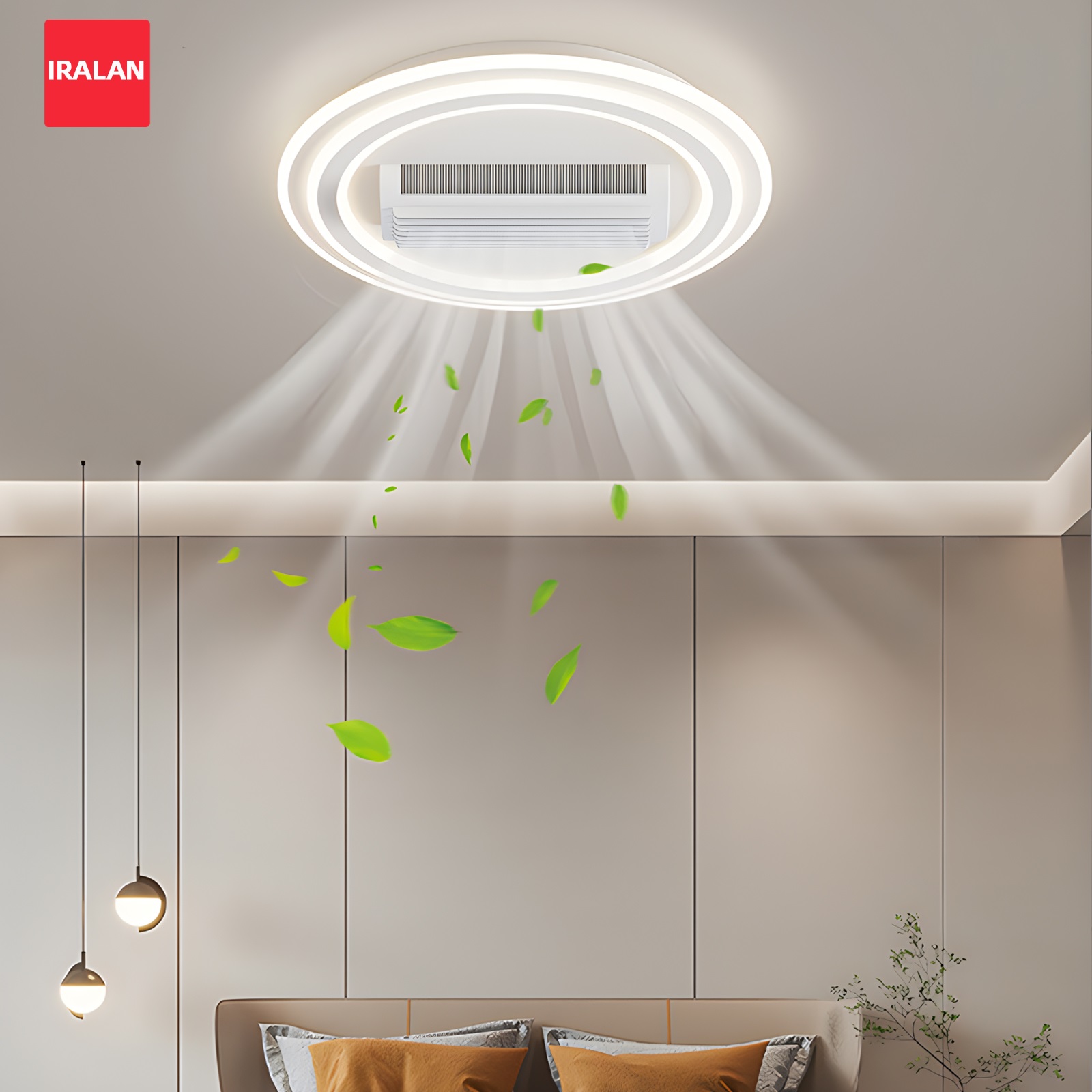 Kipas Angin Plafon Modern deng - Smart Home Living Room ulasan dan harga