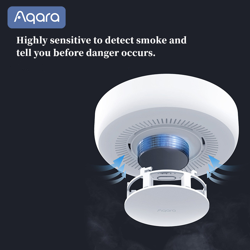 Aqara Sensor detektor asap cer - Smart Home Yeelight ulasan dan harga