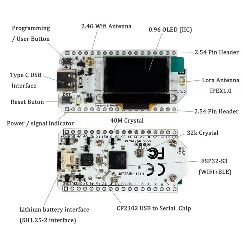 Heltec LoRa32 V3 863-928MHZ ES - Smart Home Esp32 ulasan dan harga