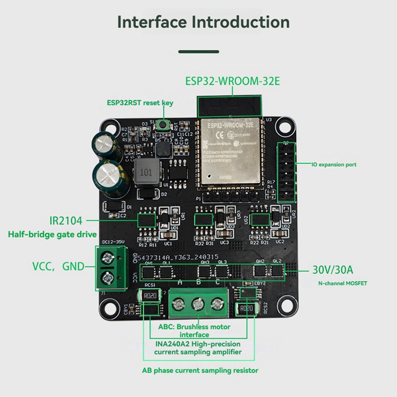 SimpleFOC High-Power ESP32 20A - Smart Home Esp32 ulasan dan harga