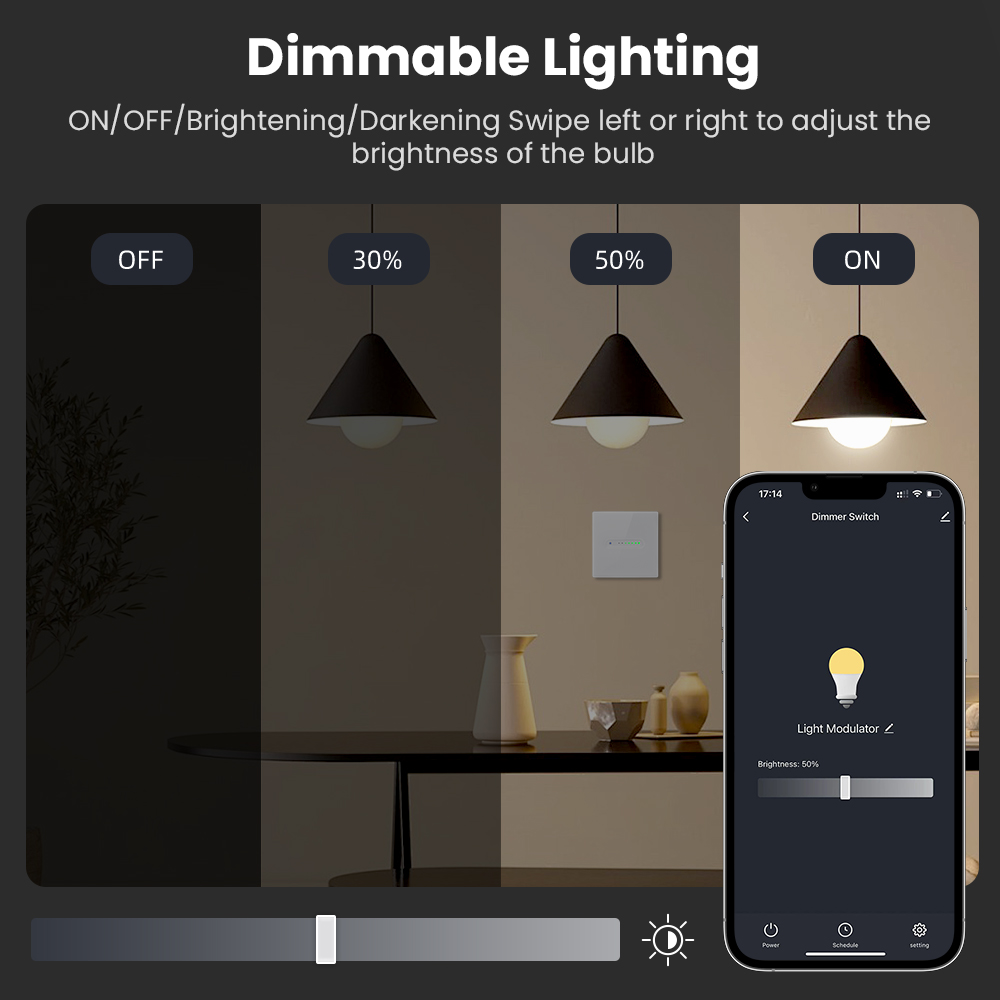AVATTO WiFi 1/2 Gang Smart Dim - Smart Home Alexa ulasan dan harga