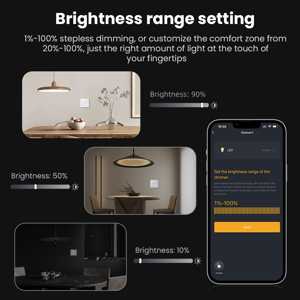 AVATTO WiFi 1/2 Gang Smart Dim - Smart Home Alexa ulasan dan harga