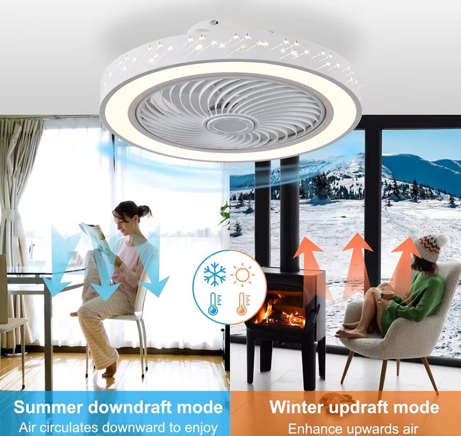 Lampu Kipas langit-langit apli - Smart Home Living Room ulasan dan harga