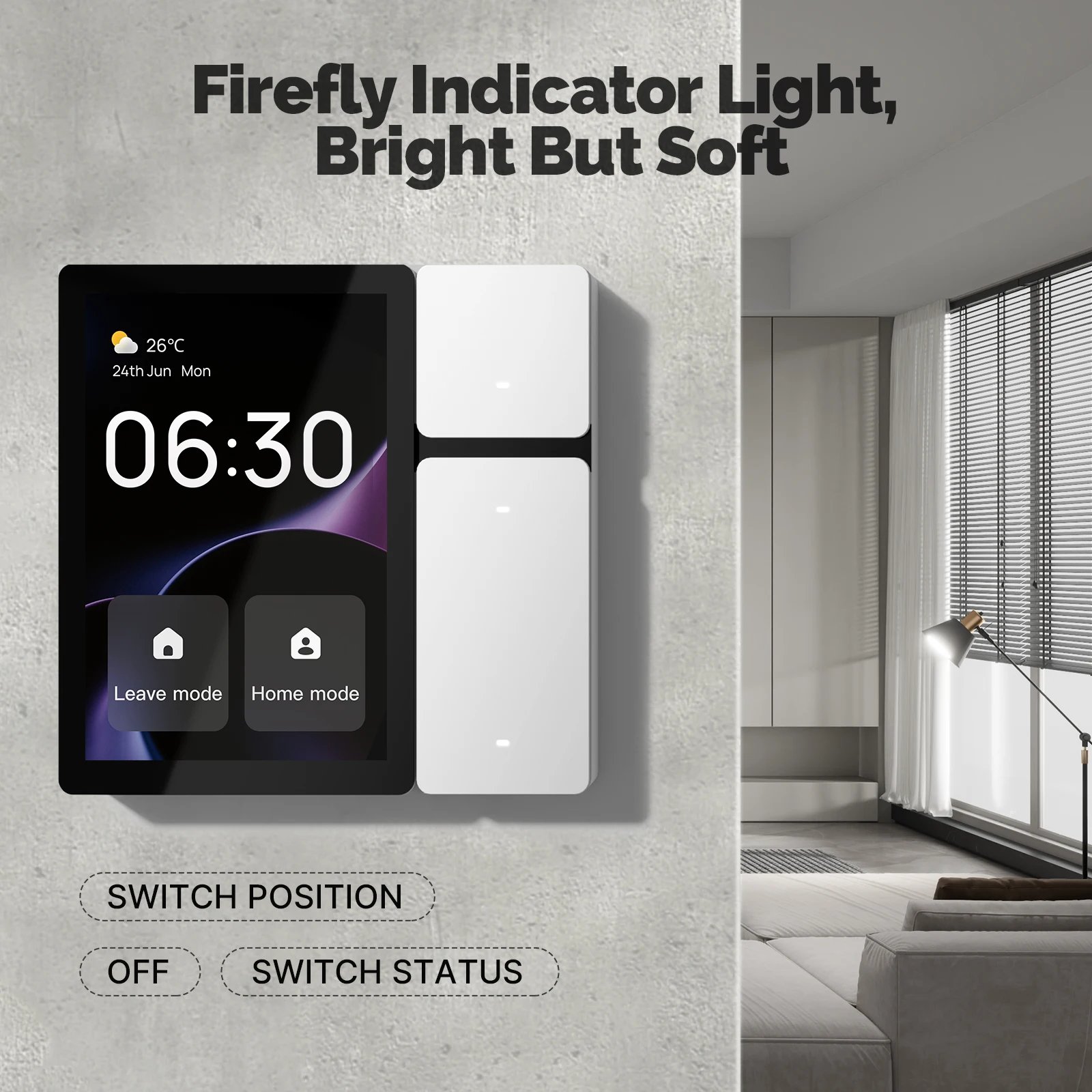 MOES Tuya layar Panel kontrol  - Smart Home Wifi Hub ulasan dan harga