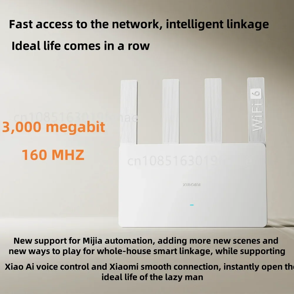 Router WiFi 6 Xiaomi AX3000E K - Smart Home Future ulasan dan harga