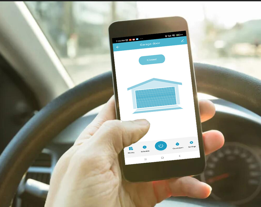 Pengontrol pembuka pintu garas - Smart Home Registration ulasan dan harga