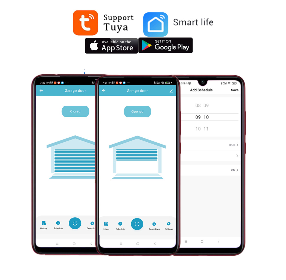 Pengontrol pembuka pintu garas - Smart Home Registration ulasan dan harga