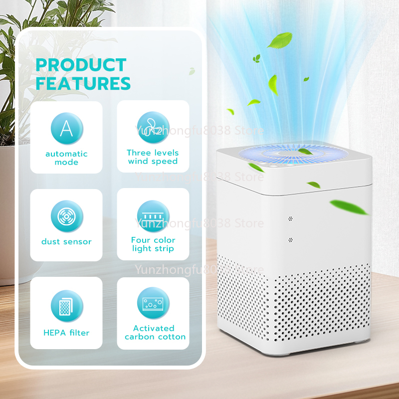 Penjernih Udara Pintar Portabe - Smart Home Office ulasan dan harga