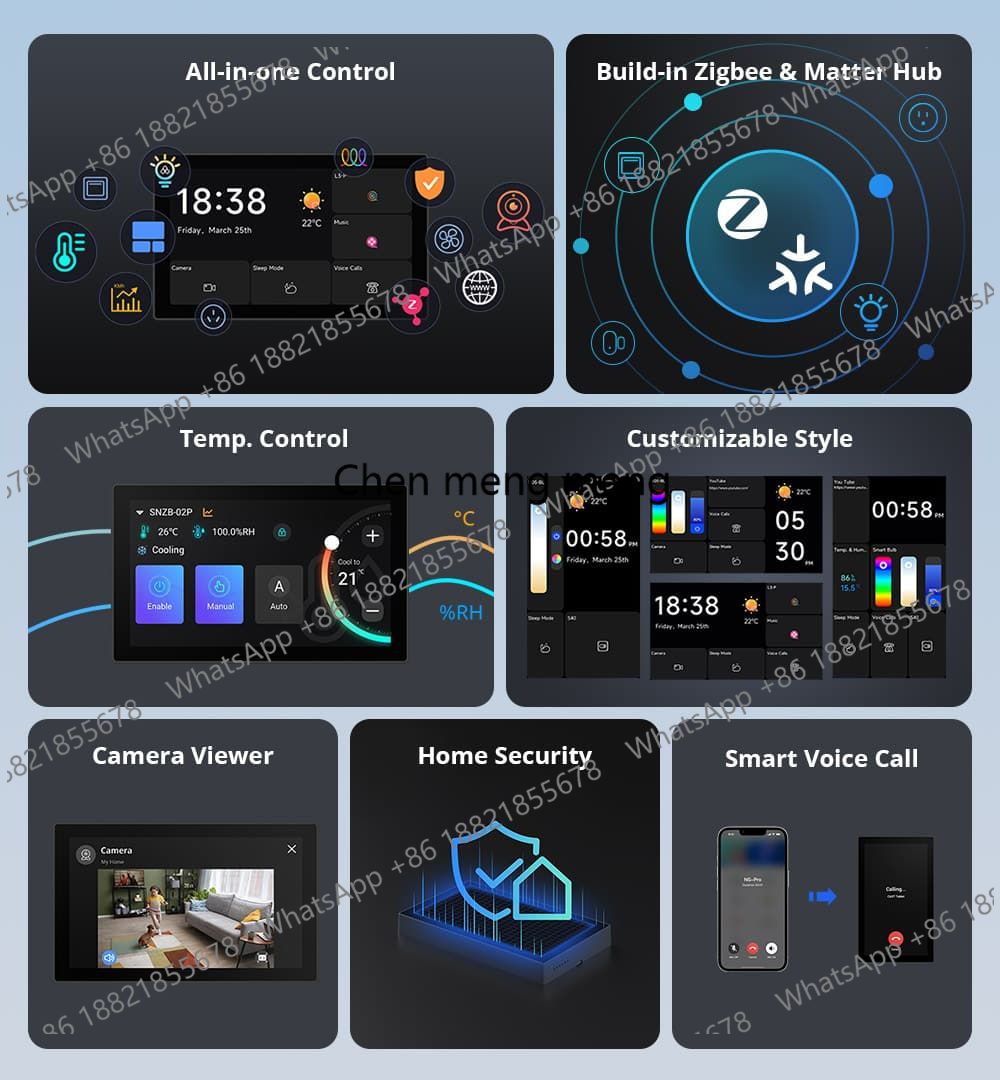 Panel Kontrol Rumah Pintar NSP - Smart Home Touchscreen Control Panel ulasan dan harga