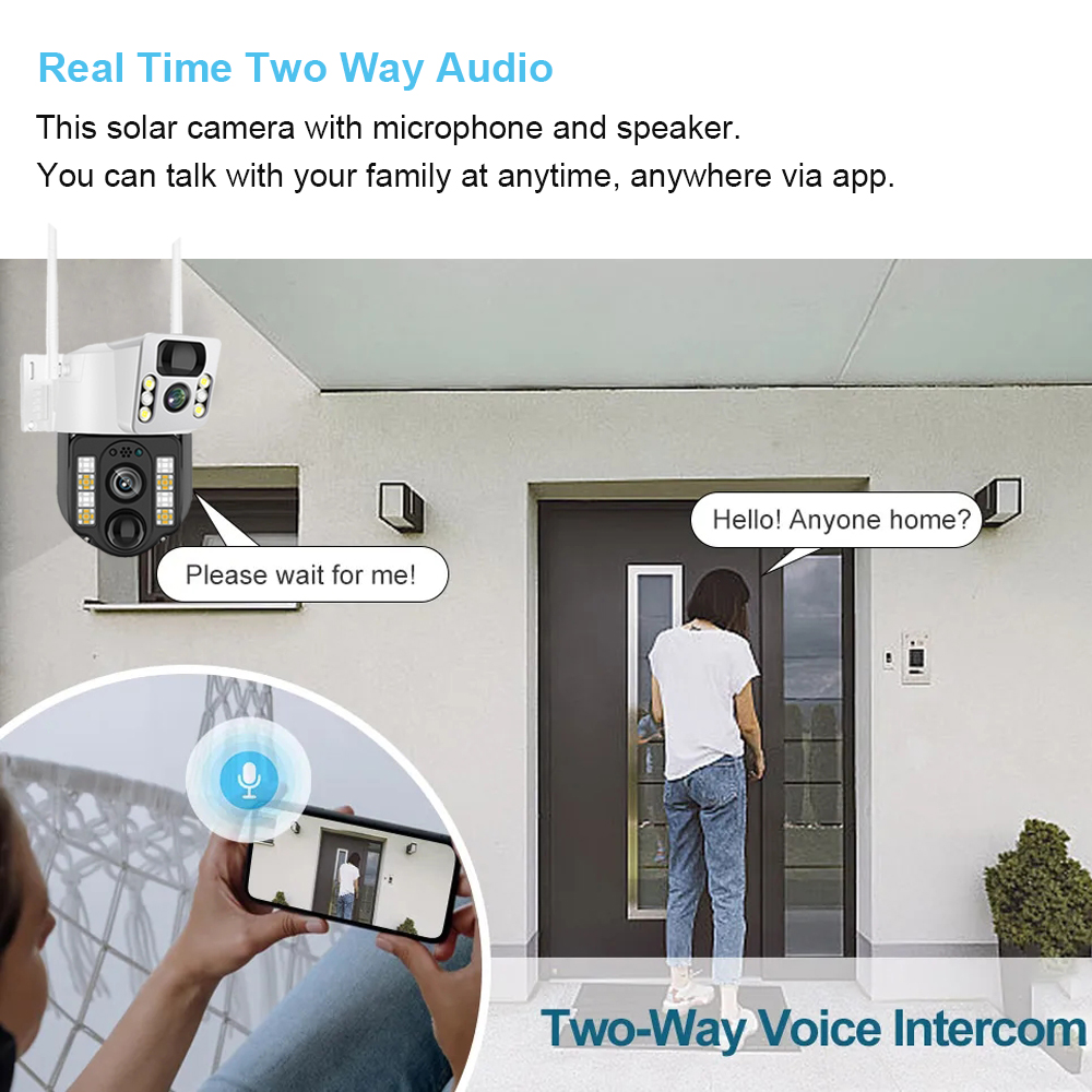Kamera IP CCTV WiFi/4G, alat p - Smart Home Ir ulasan dan harga