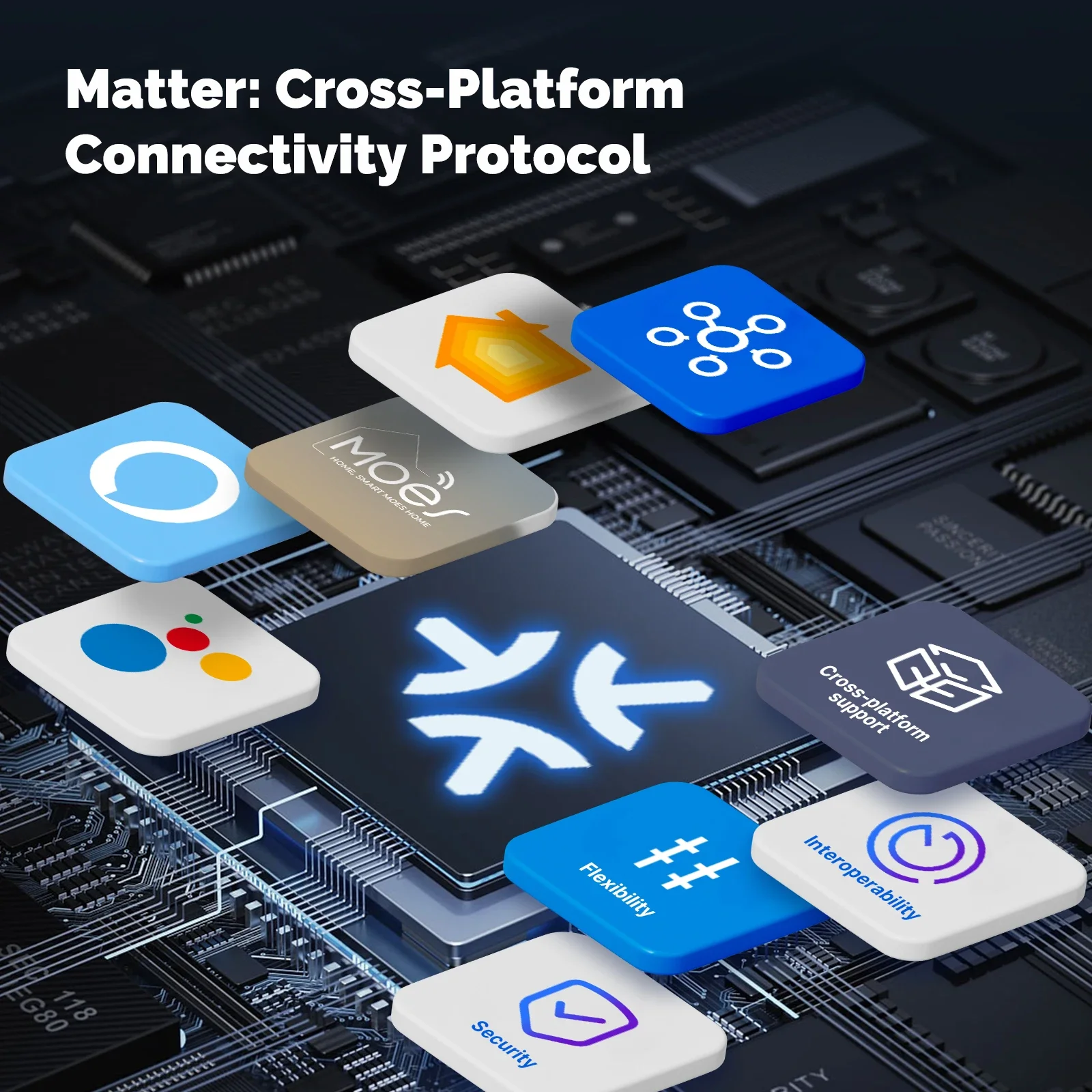 MOES Matter Tuya WiFi Sakelar  - Smart Home Alexa ulasan dan harga