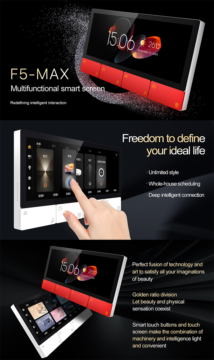 Panel Kontrol Pusat Cerdas Sma - Smart Home Touchscreen Control Panel ulasan dan harga